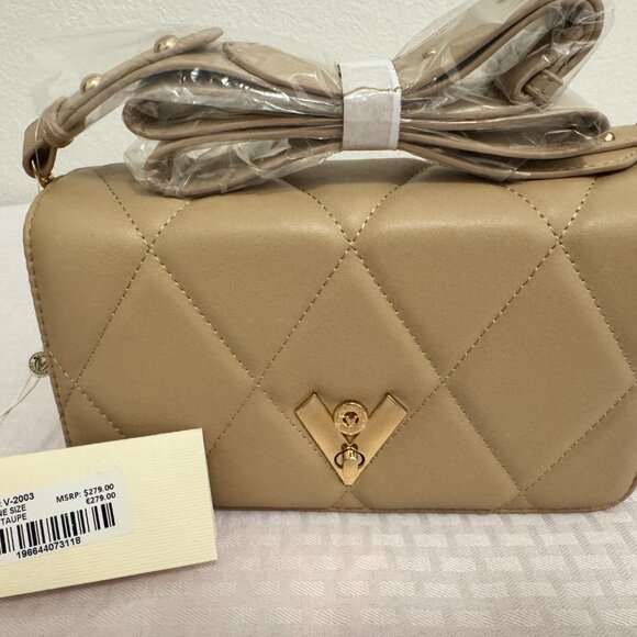 Valentino Orlandi Quilted Crossbody with Chained Leather Strap - Picture 6 of 6